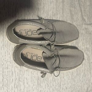 Hey Dude Wally Sox Ash Gray Casual Comfort Size 13.0
